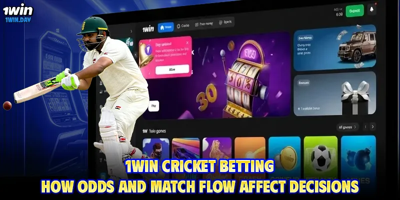 1WIN Cricket Betting – How Odds and Match Flow Affect Decisions