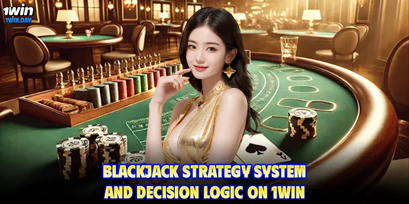 Blackjack strategy system and decision logic on 1WIN