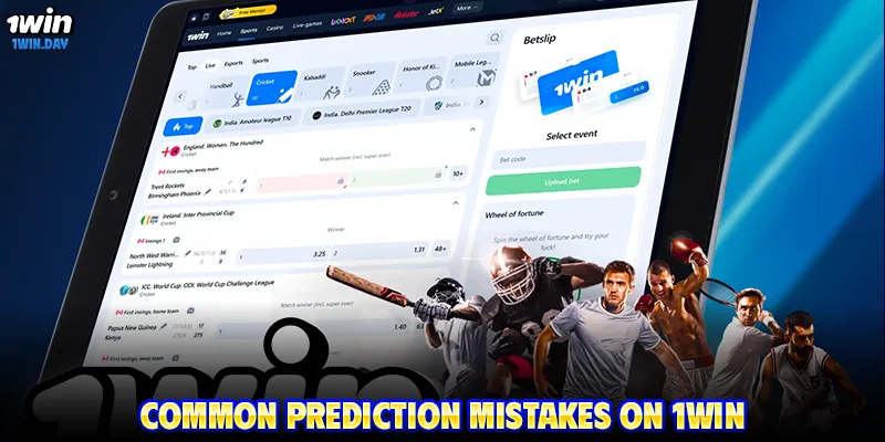 Common prediction mistakes on 1WIN