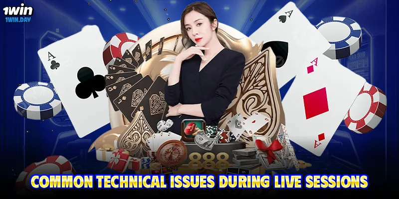 Common technical issues during live sessions
