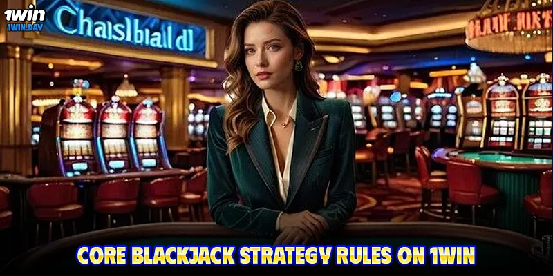 Core blackjack strategy rules on 1WIN