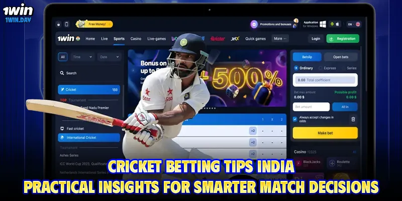 Cricket Betting Tips India – Practical Insights for Smarter Match Decisions