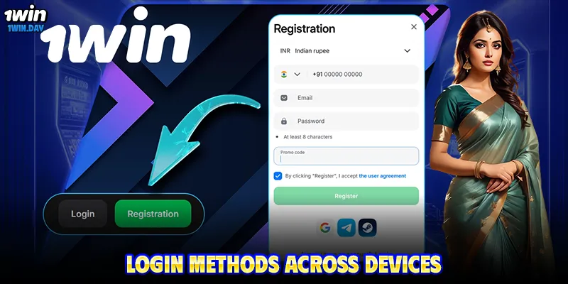Login methods across devices