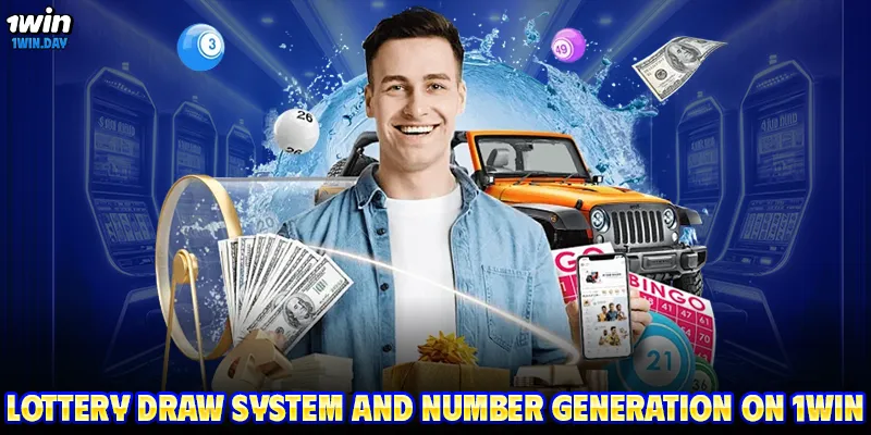 Lottery draw system and number generation on 1WIN