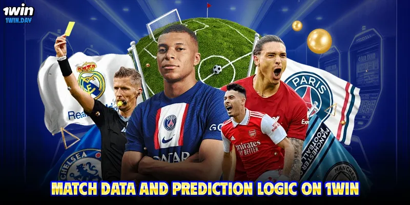 Match data and prediction logic on 1WIN