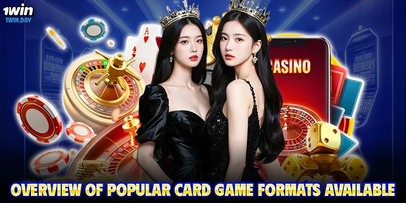 Overview of popular card game formats available