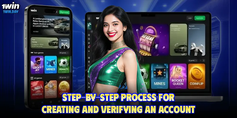 Step-by-step process for creating and verifying an account
